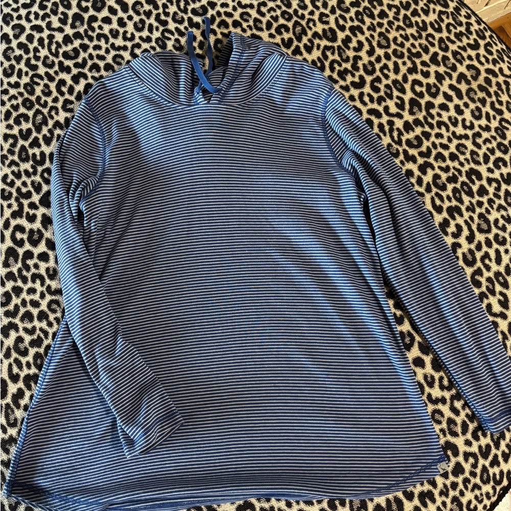 Eddie Bauer Striped Hoodie Top